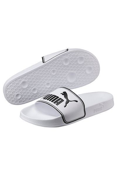 Puma Unisex Leadcat Slide Sandals Sports Slippers - White