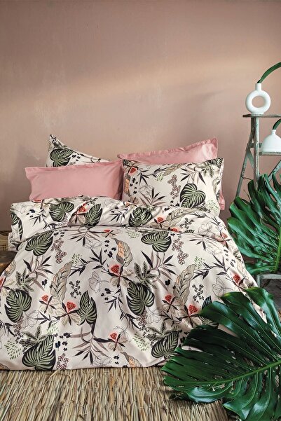 İssimo Home Ritta Ranforce Pamuklu Nevresim Takımı Çift Kişilik