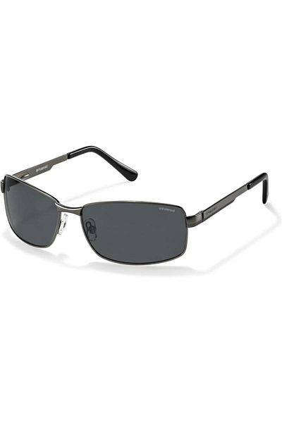 Polaroid Ochelari de soare bărbătești P 4416/b B9w/y2, gri, dreptunghiulari, 63 mm