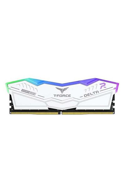 TEAM 32Gb (2X 16Gb) Ddr5 6400Mhz Cl40 Rgb Dual Kit Pc Ram T-Force Delta White Ff4D532G6400Hc40Bdc01