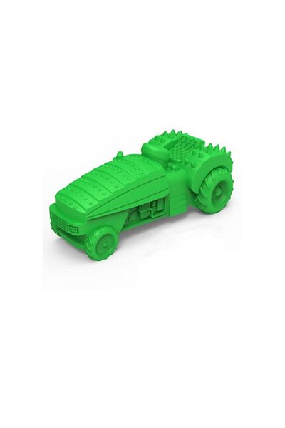 DELPI Jucărie pentru câini din cauciuc rezistent, cu sunet - Model de tractor