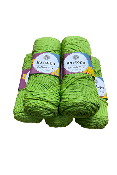 Kartopu Set de 5 fire de tricotat manual din amestec de bumbac