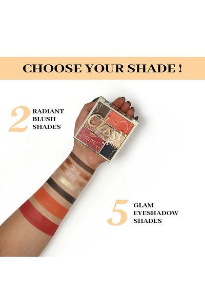 Forever52 Classy Max 2 Color Blush + 5 Color Eyeshadow Palette