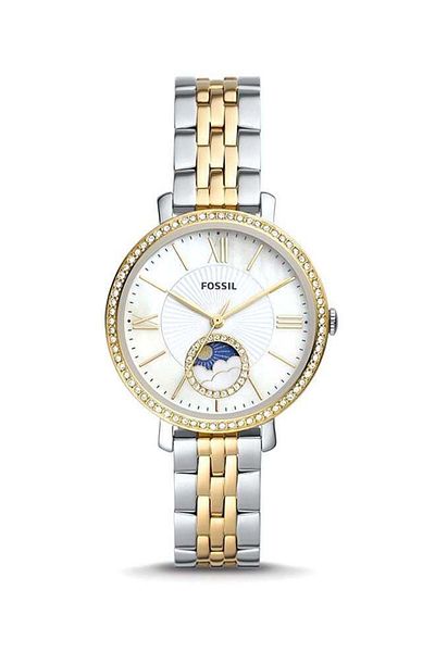 Fossil Women's Jacqueline Round Shape Analog Stainless Steel Wrist Watch ES5166 - 36mm