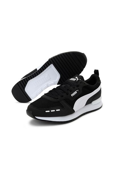 Puma Mens R78 Runner Trainers - Black