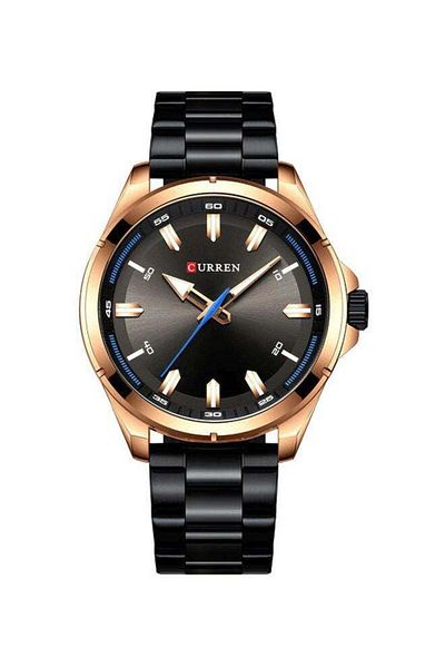 Curren Men's Stainless Steel Analog Watch 8320 - 46 mm - Black