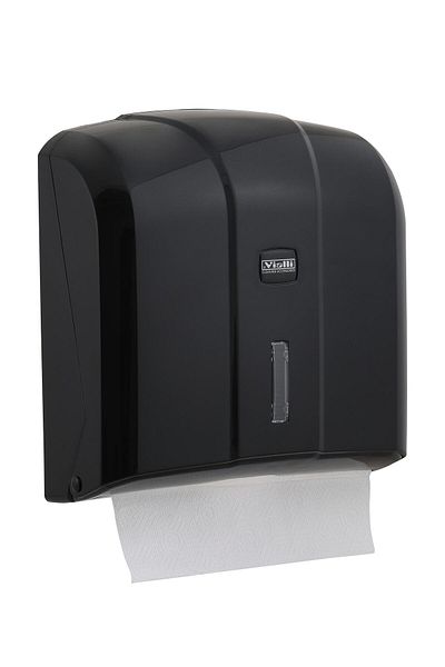 Vialli Kh300B Z-Fold Paper Towel Dispenser 300 Pcs Black