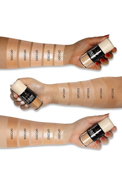 Character Top Coat Glow Foundation and Concealer