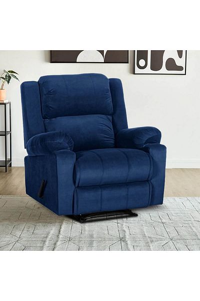 Lazy Vibes Heaven | Velvet Rocking Recliner Chair