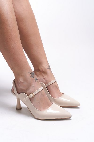 Riccon Susrithe Women's Heeled Shoes 0012505 Skin Patent Leather