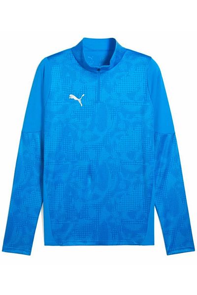 Puma Tricou cu mânecă lungă Teamcup cu jumătate de fermoar, potrivit pentru uz zilnic și sport