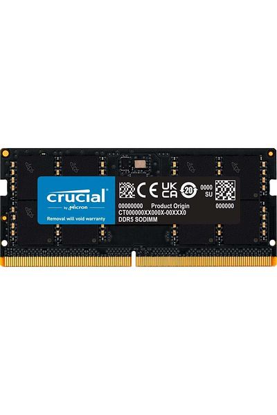 Crucial 32Gb Ddr5 5600Mhz Ct32G56C46S5 Cl46 1.1V Sodımm Notebook Ram