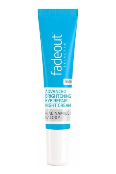 Fade Out كريم ليلي متطور لإصلاح العيون وتفتيحها، 15 مل مع النياسيناميد والهال...