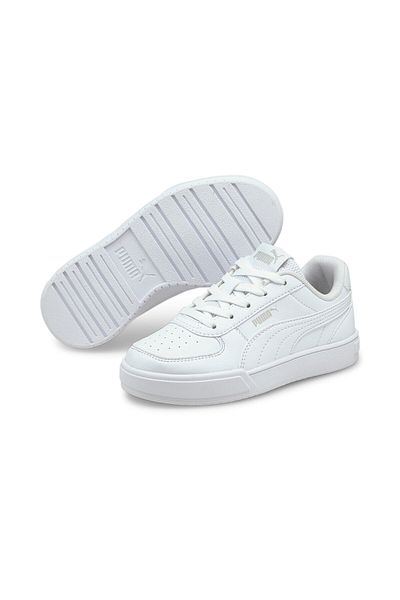 Puma Kids Caven Trainers Sneakers - White