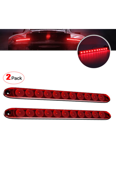 Choice Red 2PCS Waterproof 16-Inch 11-LED Truck Tail Trailer Light with Brake...
