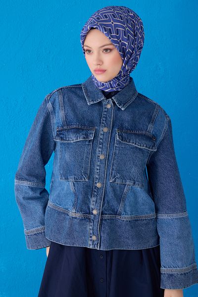 Belli Eșarfă din mătase pură BELLI 4118D (TWILL)-02