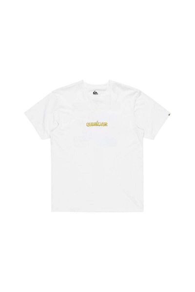 Quiksilver Αρχική Αποσύνδεση Effects Ανδρικό λευκό μπλουζάκι Ανδρικό μπλουζάκι Eqyzt08049