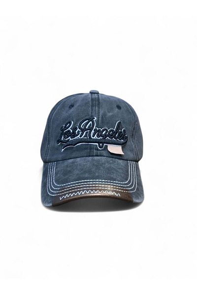 jaceyjace Washed Los Angles Hat - Smoked