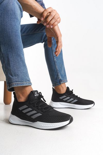 Riccon Drakruil Unisex Sneaker 0012141   Μαύρο άσπρο