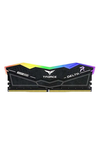 TEAM T-Force Delta Rgb Black 32Gb 2X16Gb 6400Mhz Ddr5 Cl40 Gaming Ram (Ff3D532G6400Hc40Bdc01)