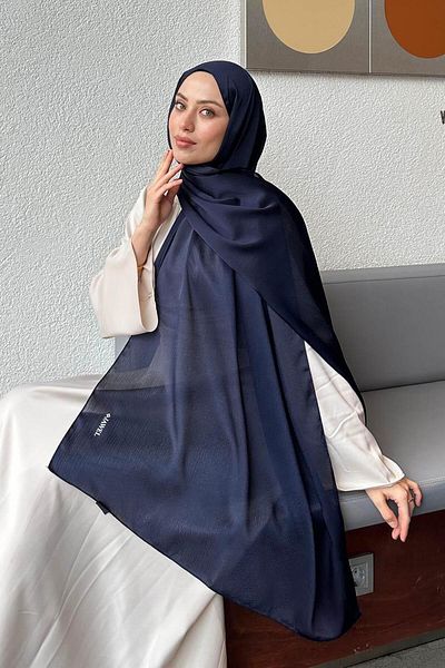lamelif Janjan Σάλι Navy Blue