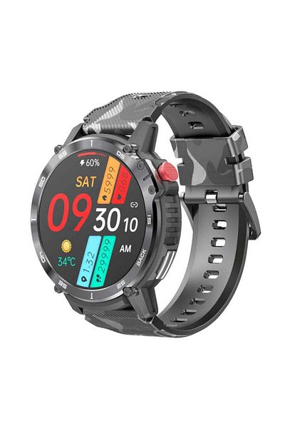 Techone Men's Smartwatch ® C22 Plus, Black