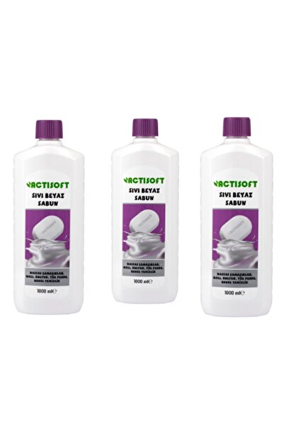 actisoft Sıvı Beyaz Sabun 1000 Ml *3 Lü Paket