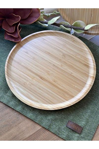 ROSSEV Bamboo Serving Plate 29 cm