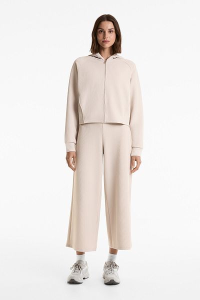 Oysho Hooded rib jacket
