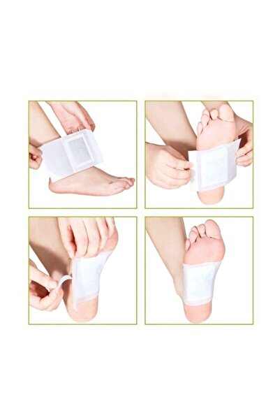 Genel Markalar 2 Adet Vegan Ayak Detoks Bandı Atıcı Ayak Pedi Detox Ped Taban...