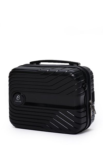 ELATAE Unbreakable Exclusive Pro Premium Polypropylene Women's Makeup Bag Shoulder Strap Password Hand Suitcase