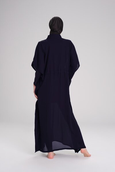 Haşema Lacivert Uzun Pareo 4049