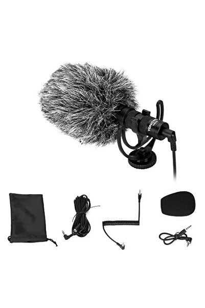 Generic Brand Yn220 Rüzgarlıklı Cardioid Shotgun Mikrofon