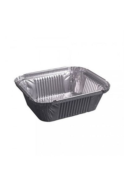 Omnisoft Aluminum 350 Gr Container and Lid 100 Pieces