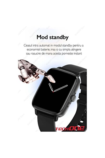 Techone Έξυπνο Ρολόι για Γυναίκες Dt102, Χρυσό