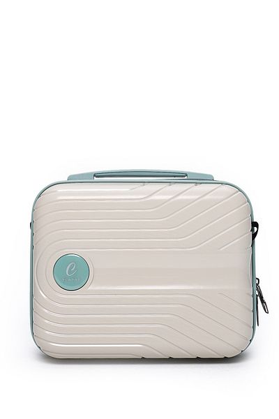 ELATAE Unbreakable Exclusive Pro Premium Polypropylene Women's Makeup Bag Shoulder Strap Password Hand Suitcase