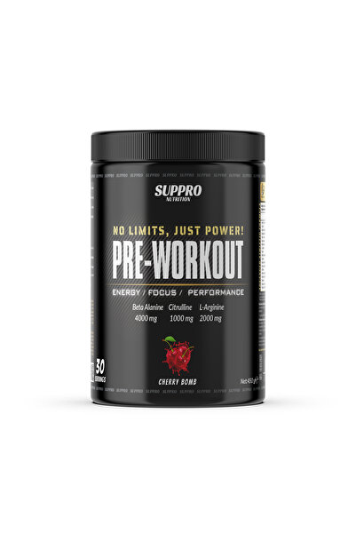 Suppro Nutrition Pre-Workout Vişne Aroması