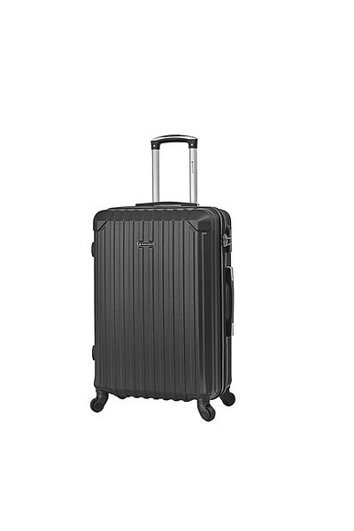 Madisson Troler mediu Madisson SW44204, 66x42x28 cm, bagaj de cală, ABS, 4 roți, cod de blocare, negru