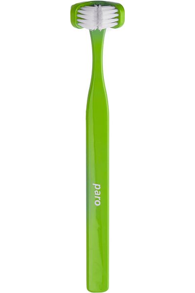 TechTic Paro 3 in 1 Super Brush Triple Head Soft Toothbrush 3in1 Comprehensive Cleaning 724