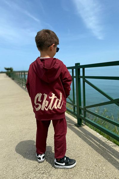 Pollito Boys' Seasonal Paris Embroidered 2-Piece Tracksuit Set