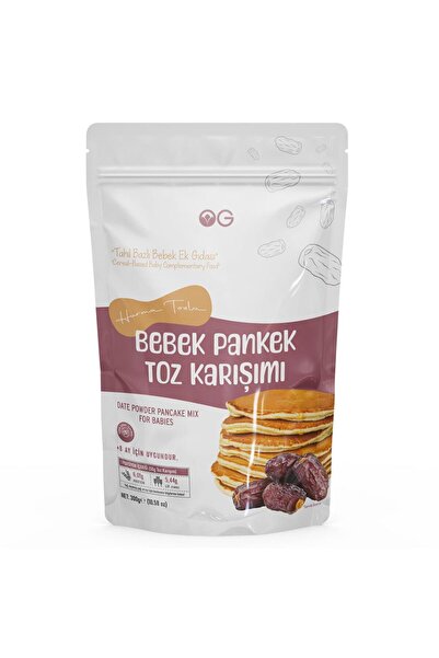 OG natural Hurma Tozlu Bebek Pankek Toz Karışımı 300 Gr +8 Ay