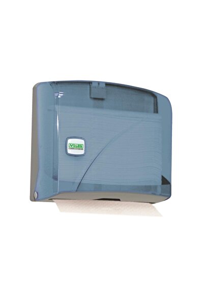 Omnipazar Vialli K1T Z Диспенсер за сгънати хартиени кърпички, прозрачен, 200...