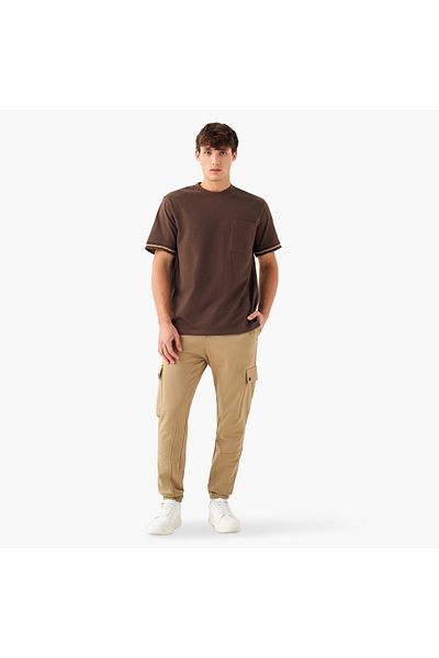 FAV Regular Fit Joggers with Pockets and Drawstring Closure