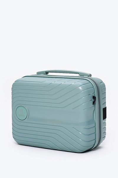 ELATAE Unbreakable Exclusive Pro Premium Polypropylene Women's Makeup Bag Shoulder Strap Password Hand Suitcase