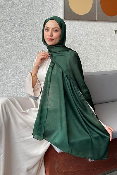 lamelif Janjan Shawl Emerald Green