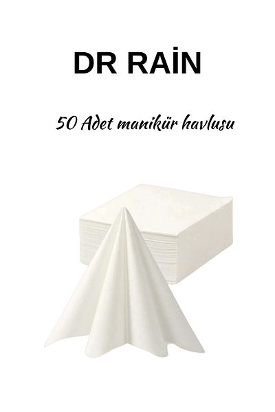 DR.RAİN 40X25 Manicure Towels 100 Pieces-High Absorption Feature, Soft Texture - Durable Manicure Towel