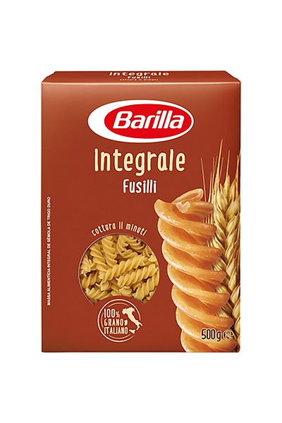 Barilla Paste Fusilli integrale, Barilla, 500 g
