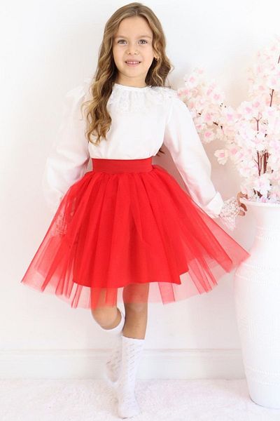 Parla Kids Момичешка тюл туту пола 23 април 29 октомври 10 ноември Екип за представление Костюм