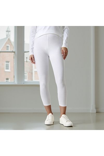 FAV Cropped Leggings with Elasticated Waistband