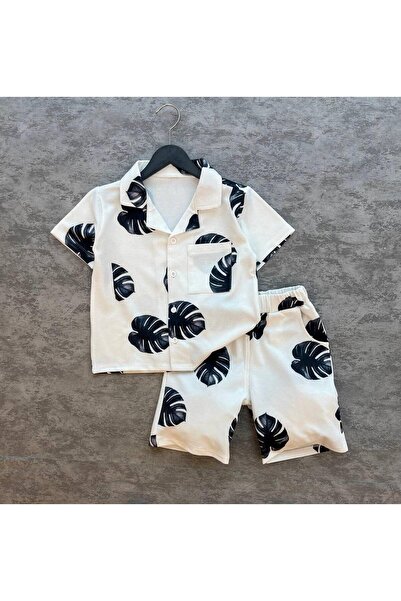 KOKOŞ BEBEK 2 Piece Set with Palm Shorts